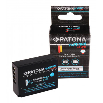 PATONA Premium Battery f. Fuji NP-W126 HS33 EXR Fujifilm FUJI Finepix -Pro 1 HS30 EXR Fuji X-T3, VPB-XT3