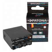 PATONA Platinum Battery f. Sony NP-F970 F960 F950 with LCD incl. Powerbank 5V/2A USB Output 10050mAh micro USB and USB-C Input