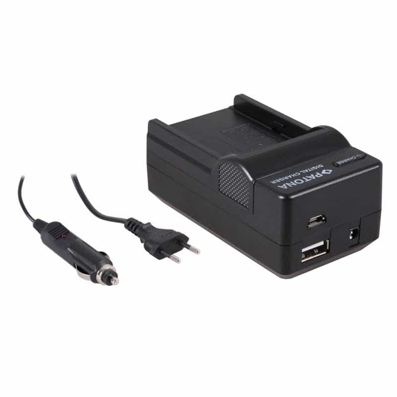 PATONA 4in1 Charger f. SONY NP-FM50 NP-F550 NP-F750 NP-F970