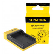 PATONA Slim micro-USB Charger f. Sony NP-FM50 NP-F550 NP-F750 NP-F970