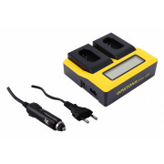 PATONA Dual LCD USB Charger for Panasonic DMW-BLK22 DC-S5 G9 GH5 GH5S