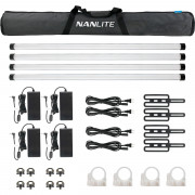 Nanlite Pavotube II 30X Quad Kit (w/ Battery)