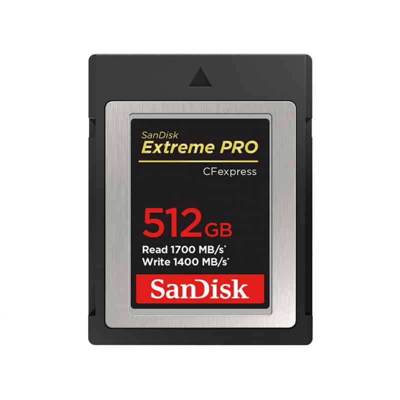SANDISK CARTE CFEXPRESS EXTREME PRO TYPE-B W1200/R1700