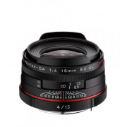 PENTAX OBJECTIF HD-DA 15MM F/4 ED AL LIMITED NOIR