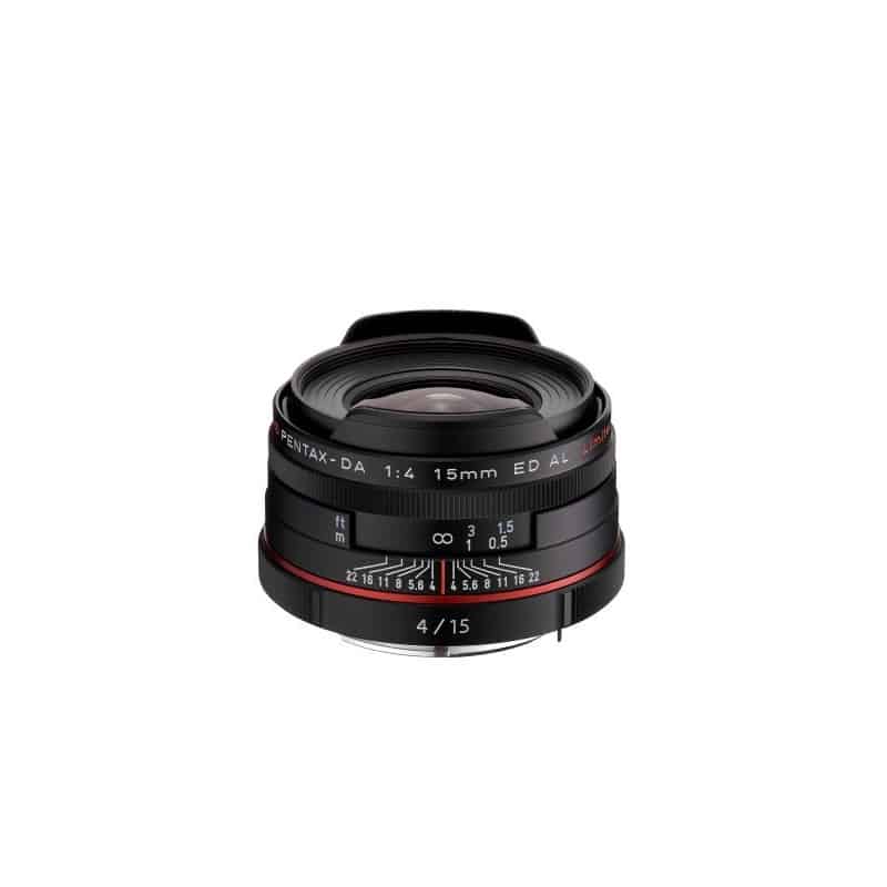 PENTAX OBJECTIF HD-DA 15MM F/4 ED AL LIMITED NOIR