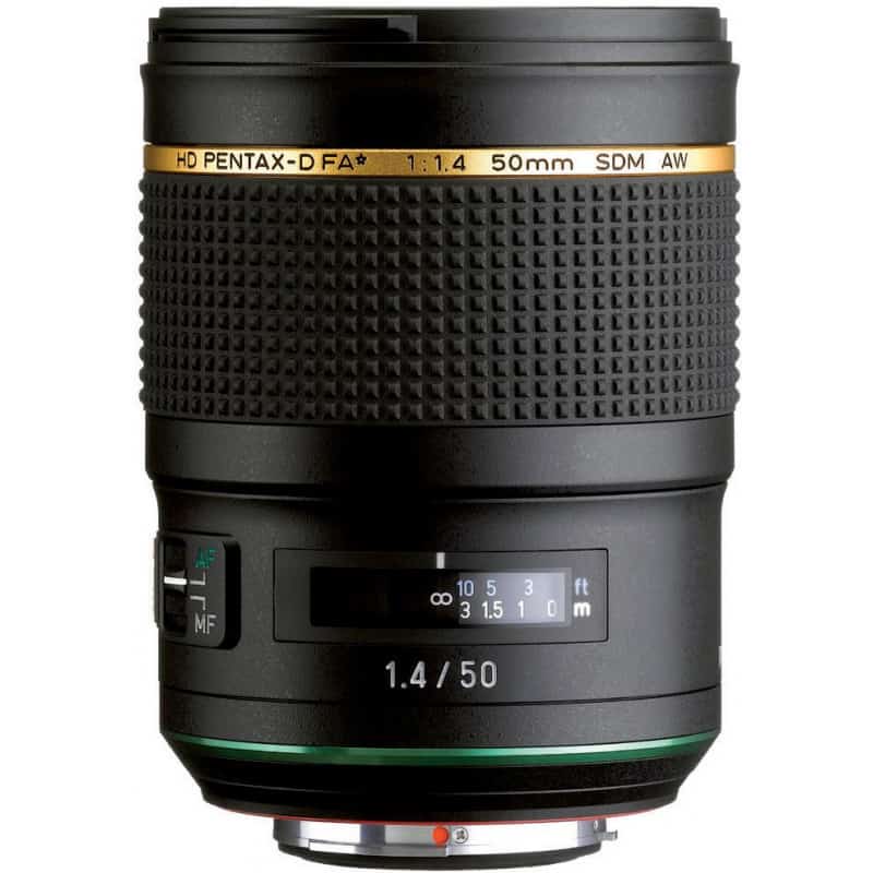PENTAX OBJECTIF 50MM F/1.4 D HD FA SDM AW
