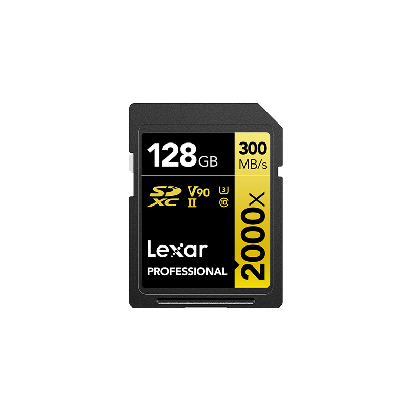 LEXAR CARTE SDHC/SDXC PROFESSIONAL UHS-II 2000X GOLD