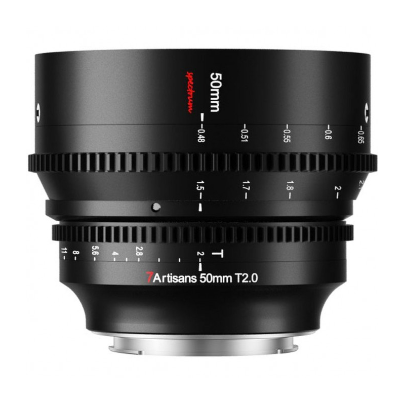 7ARTISANS OBJECTIF 50MM T2.0