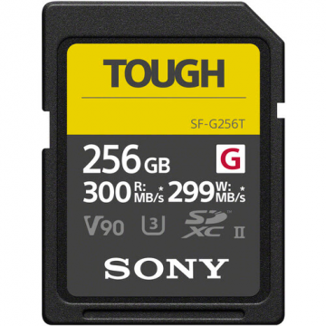 SONY CARTE SDXC SF-G TOUGH UHS-II 300MB/S