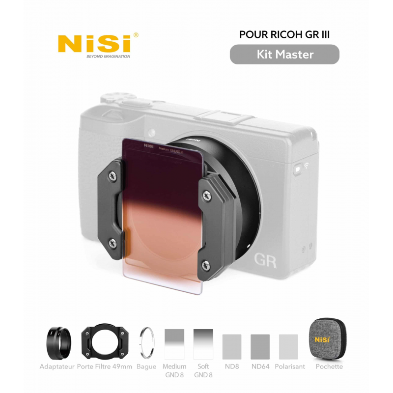 NISI KIT DE FILTRE POUR RICOH GR III