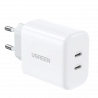 UGREEN CHARGEUR DUAL USB-C PD 40W...