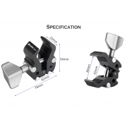 LEOFOTO CLAMP MULTIFONCTION MC-40