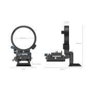 SMALLRIG PLAQUE DE MONTAGE ROTATIVE HORIZONTALE / VERTICALE