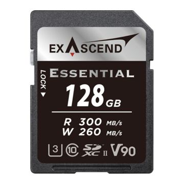 EXASCEND CARTE SDXC UHS II V90 ESSENTIAL