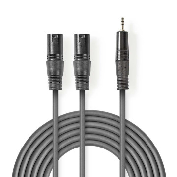 NEDIS CABLE AUDIO XLR 1,5M...
