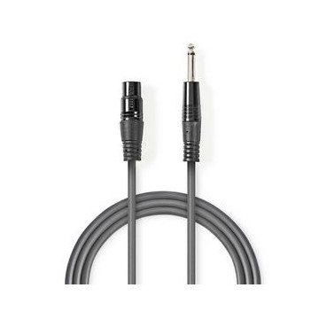 NEDIS CABLE AUDIO XLR 10M 3...