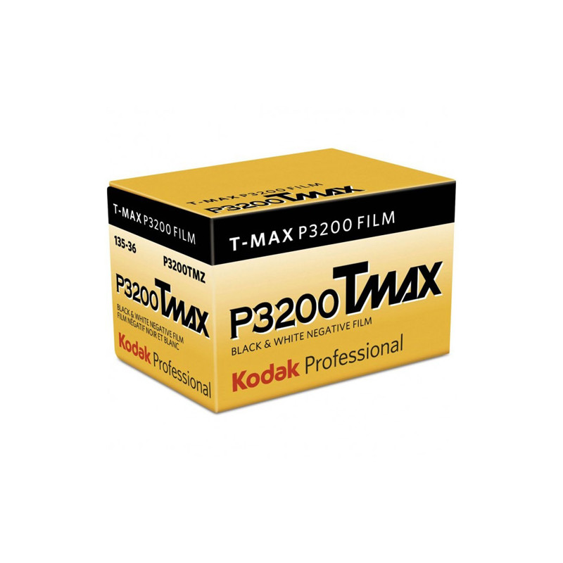 KODAK FILM ARGENTIQUE T-MAX P3200 36 POSES 135 NOIR ET BLANC