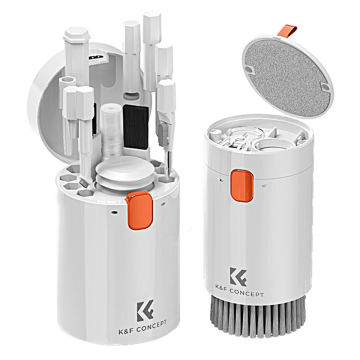 K&F CONCEPT KIT NETTOYAGE 20-EN-1 POUR ÉCRANS CLAVIERS & MOBILES