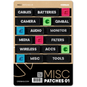 CRDBAG ASSORTIMENT D'ÉCUSSONS BRODÉS