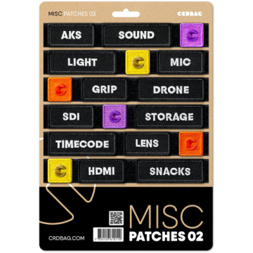 CRDBAG ASSORTIMENT D'ÉCUSSONS BRODÉS