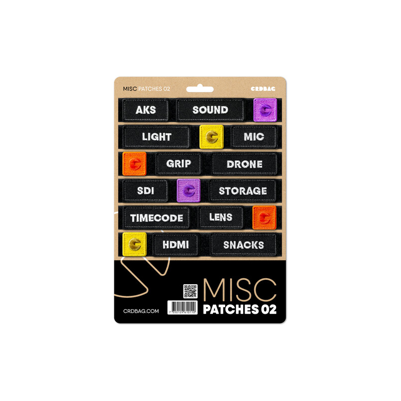 CRDBAG ASSORTIMENT D'ÉCUSSONS BRODÉS