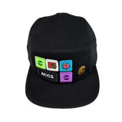 CRDBAG CASQUETTE VELCRO À CINQ PANNEAUX EN TOILE