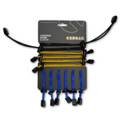 CRDBAG LOT DE 12 ÉLASTIQUES ORGANISATRICES DE CÂBLES CRDSTRAP DOZEN