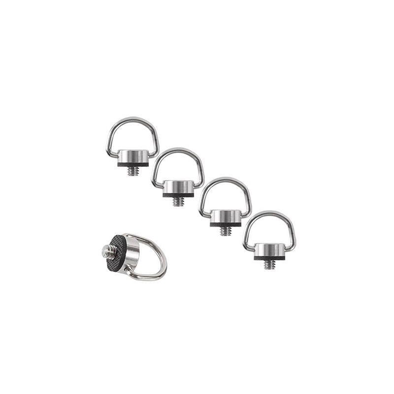 CRDBAG PACK DE 4 VIS D-ANNEAU 1/4 POUCE POUR CAMÉRA