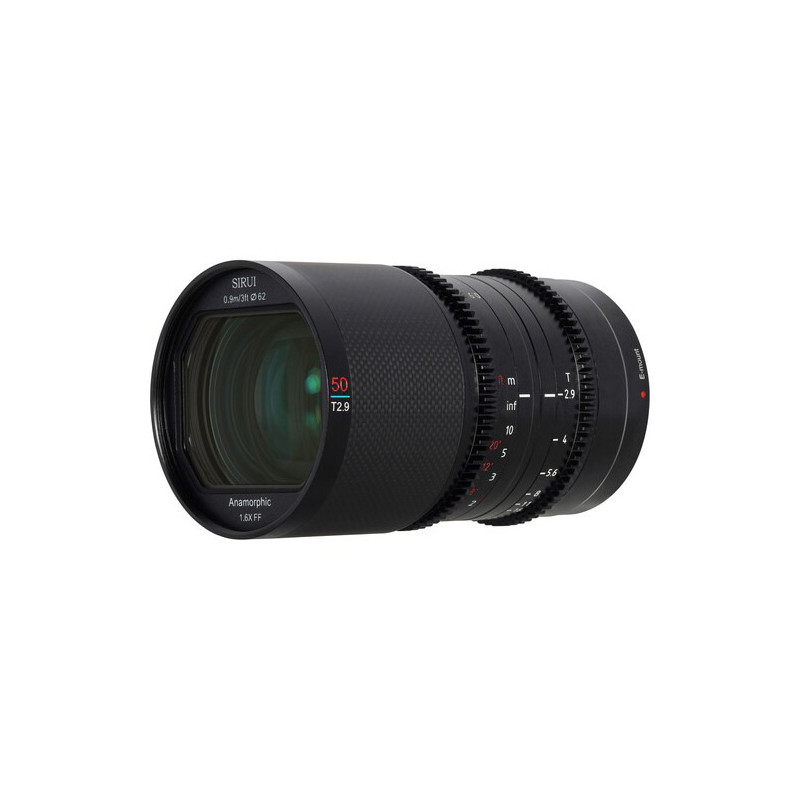 SIRUI OBJECTIF ANAMORPHIQUE 50MM T/2.9 1.6X CARBONE
