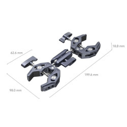 SMALLRIG SUPER CLAMP AVEC PINCES DOUBLES 4103B