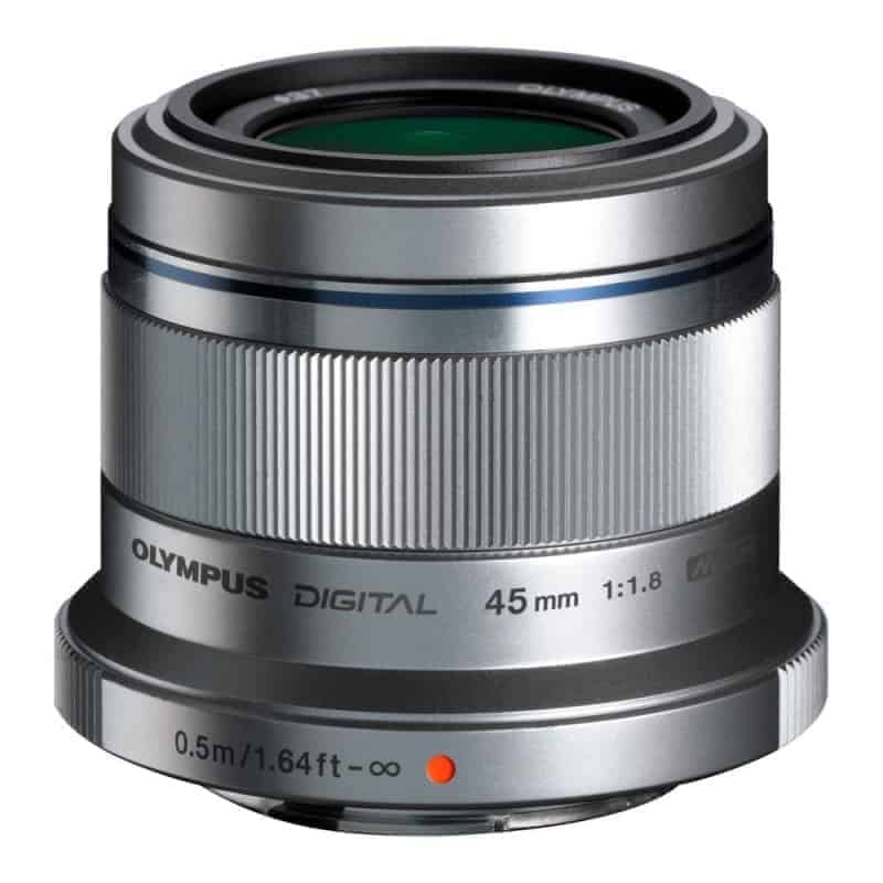 OLYMPUS OBJECTIF 45MM F/1.8 SILVER