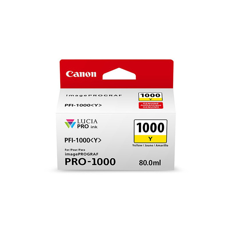 CANON CARTOUCHE ENCRE PFI-1000 POUR IMAGEPROGRAF PRO-1000