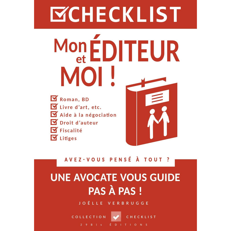 JOELLE VERBRUGGE CHECKLIST MON EDITEUR ET MOI