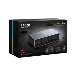 LEXAR STATION D’ACCUEIL PROFESSIONAL WORKFLOW 6-BAY THUNDERBOLT 4