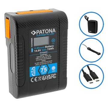 PATONA BATTERIES V-MOUNT 74...