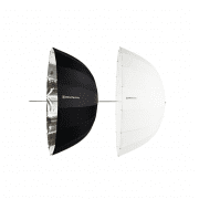 ELINCHROM KIT PARAPLUIES PORTRAIT DEEP ARGENT/TRANSLUCIDE