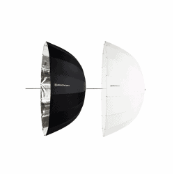 ELINCHROM KIT PARAPLUIES PORTRAIT DEEP ARGENT/TRANSLUCIDE