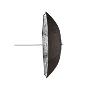 ELINCHROM PARAPLUIE ARGENT 85 CM