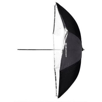 ELINCHROM PARAPLUIE SHALLOW 2 EN 1 BLANC/TRANSLUCIDE 105CM