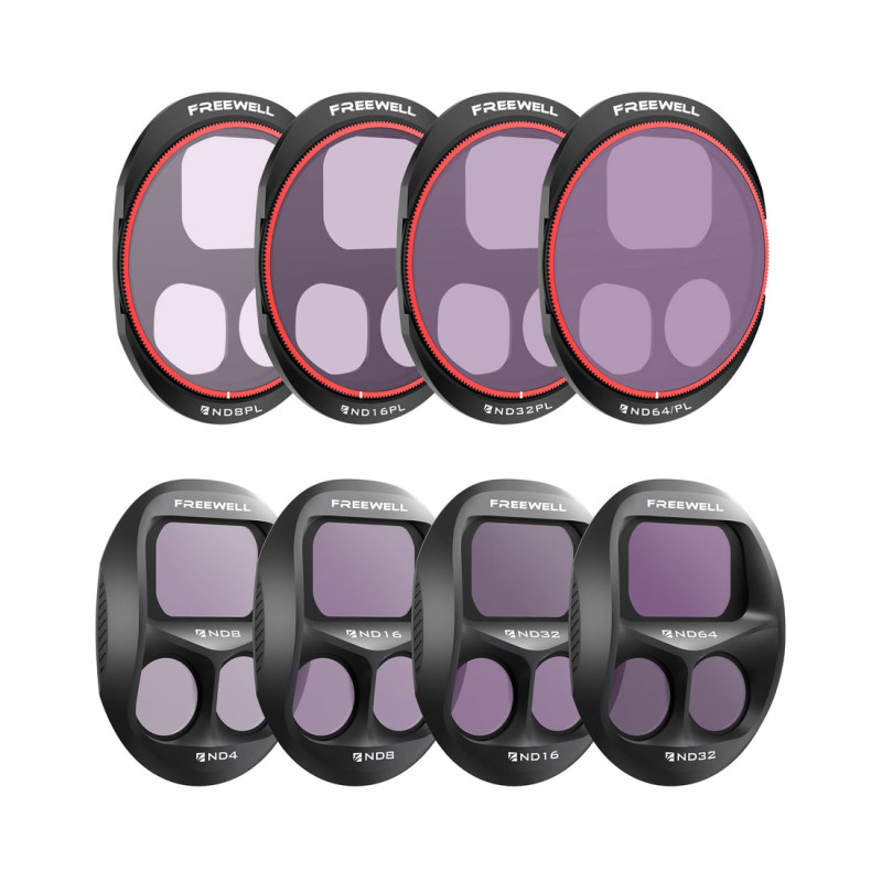 FREEWELL KIT DE 8 FILTRES ALL DAY POUR DJI MAVIC 4 PRO