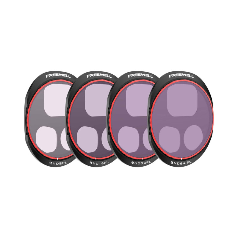 FREEWELL KIT DE 4 FILTRES ND/PL BRIGHT DAY POUR DJI MAVIC 4 PRO