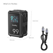 SMALLRIG BATTERIE INTELLIGENTE X-TPUCH TRIPLE PROTECTION V-MOUNT X-99 4984