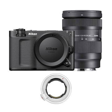 NIKON ZR + MEGADAP + SIGMA...