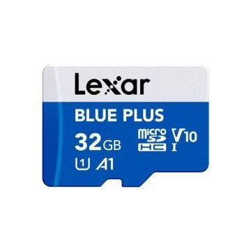 LEXAR CARTE MEMOIRE MICRO SDXC BLUE PLUS UHS-I V30 AVEC ADAPTATEUR SD