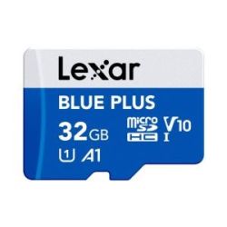 LEXAR CARTE MEMOIRE MICRO SDXC BLUE PLUS UHS-I V30 AVEC ADAPTATEUR SD