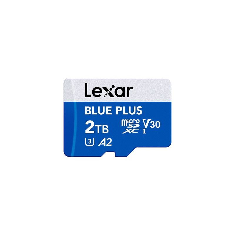 LEXAR CARTE MEMOIRE MICRO SDXC BLUE PLUS UHS-I V30 AVEC ADAPTATEUR SD