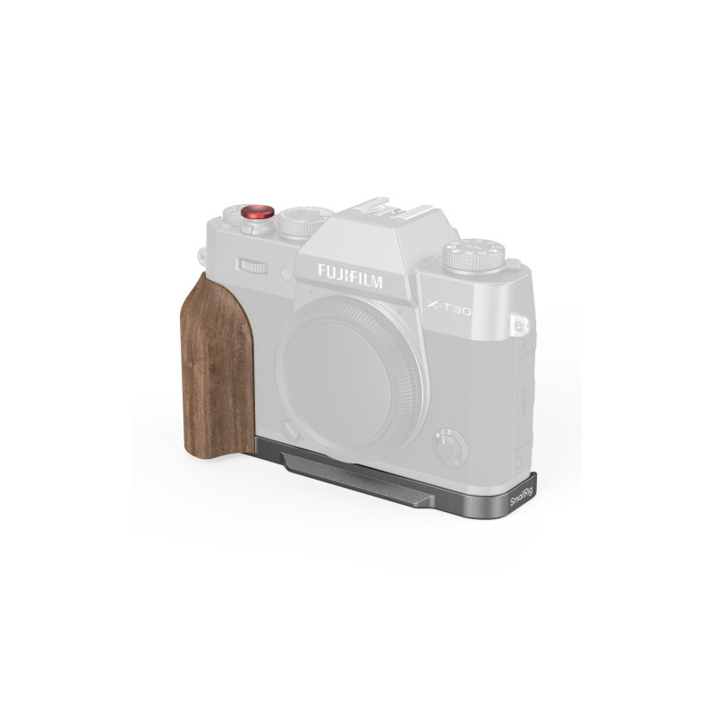 SMALLRIG L-SHAPE PLATE AVEC POIGNEE EN EN BOIS POUR FUJIFILM X-T30 / X-T30 II / X-T30 III 5666/5667/5668