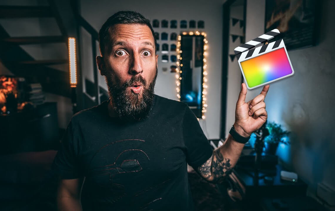 homme assis dans studio photo image final cut pro