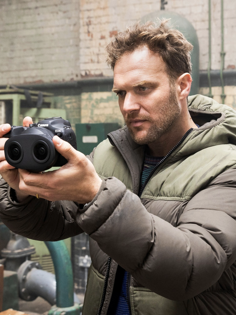 Double Fisheye Canon utilisé par un photographe