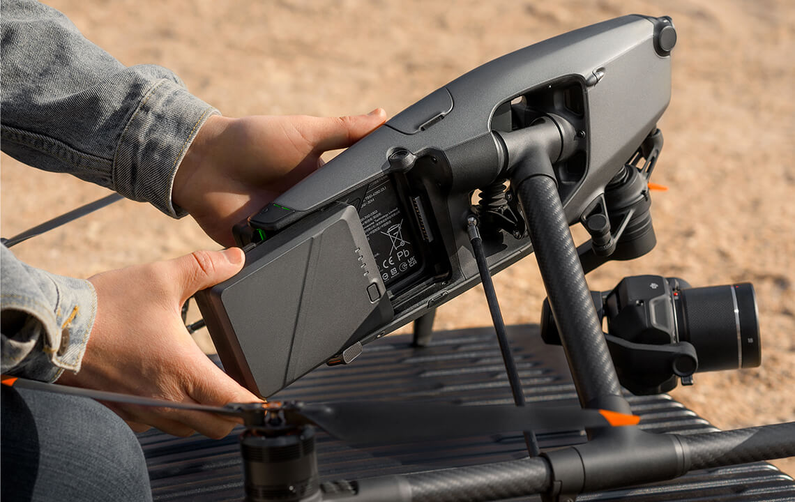 Nouvelles batteries du drone DJI Inspire 3 